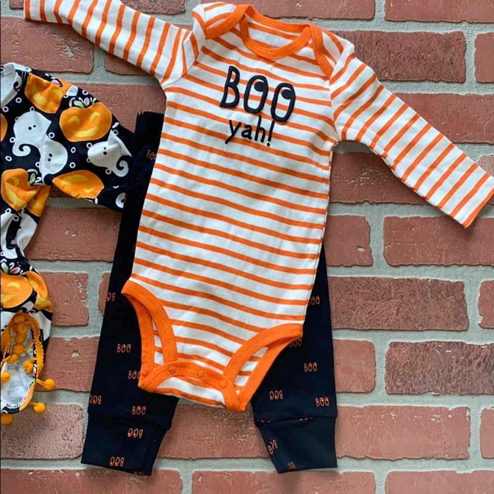 Baby Halloween 6m outfit bundle!
